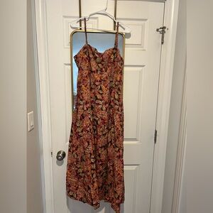 NWT J. Crew Tie-Back Maxi Dress